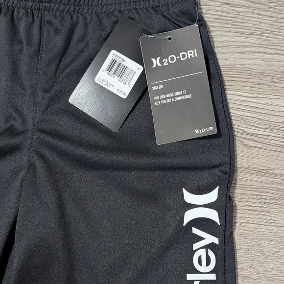 Hurley Boys' Pull On H2O-Dri Dark Grey Shorts - Picture 3 of 6